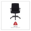 Alera Office Chair, Fabric, T-Bar, Black 12010-03B